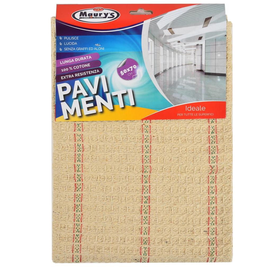 Strofinaccio In Cotone 100% 50x70 Cm - Bianco Con 5 Pesci Blu Fluo - Lavabile 60° - Idea Regalo