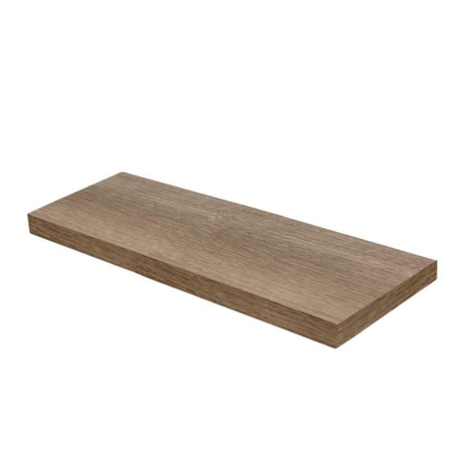 MENSOLA DA PARETE IN LEGNO 80X25X3,8 CM COLORE ROVERE