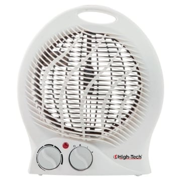 HIGH-TECH TERMOVENTILATORE 1000-2000 W 2 LIVELLI DI POTENZA E SPEGNIMENTO AUTOMATICO  OKX