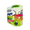 MAURY'S SET 4 ROTOLI CARTA IGIENICA ALLEGRA A 3 VELI VERDE DELICATAMENTE PROFUMATA DA 550GR