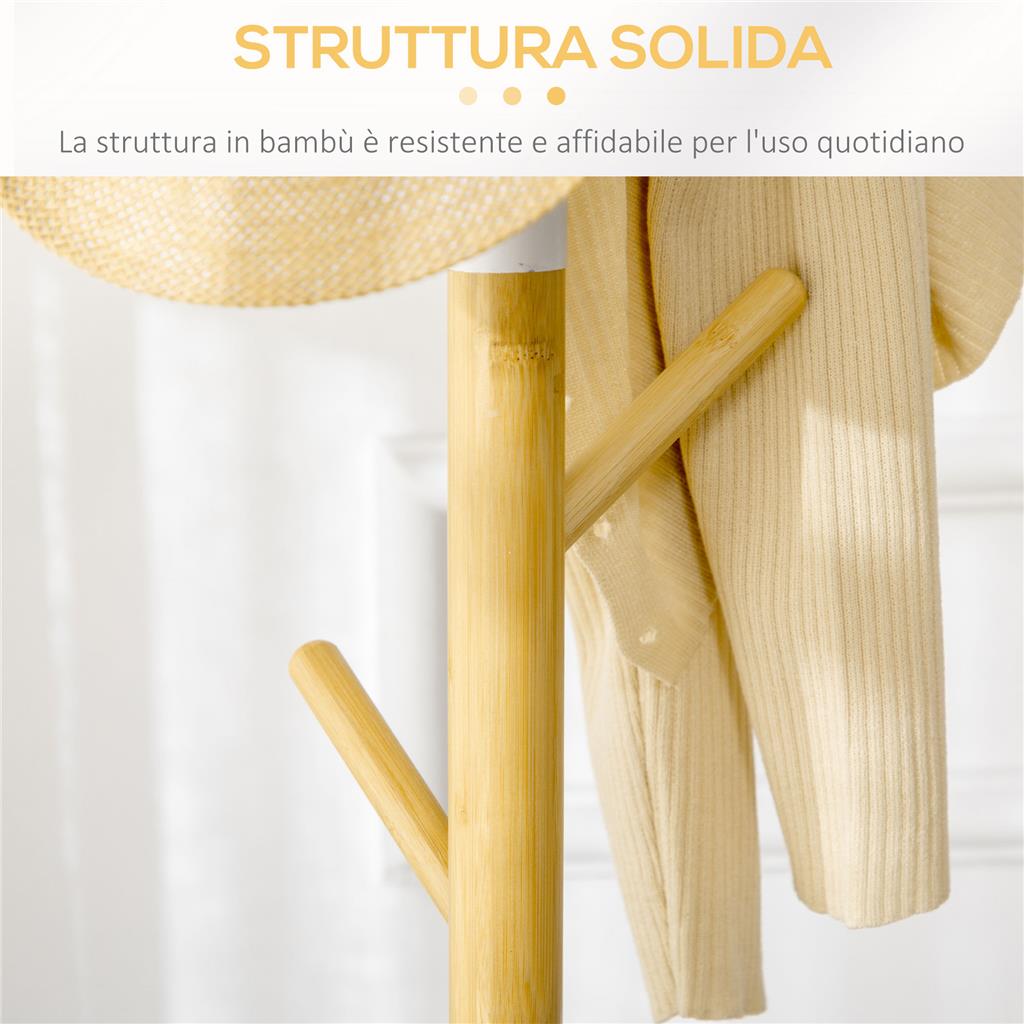 Appendiabiti da terra in metallo bianco Loom | Maisons du Monde