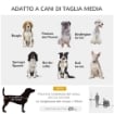 CARRELLO PER CANI CON RETI PROTETTIVE, BANDIERINE E CATARIFRANGENTI, 130X73X94 CM, BLU E GRIGIO