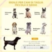 CASETTA PER CANI CON TERRAZZA SCALETTA E FINESTRA 121X77X78CM GRIGIO CHIARO