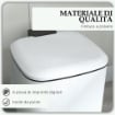 BIDONE IMMONDIZIA DA 12L A PEDALE CON CHIUSURA SILENZIOSA, IN METALLO E PP, 24.5X32X34.5 CM, BIANCO