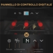 CANTINETTA FRIGORIFERO PER 18 BOTTIGLIE DI VINO CON DISPLAY DIGITALE, LUCE LED E CONTROLLO TEMPERATURA, NERO