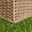 PIASTRELLE DA GIARDINO CON ERBA SINTETICA 30X30CM 10 PEZZI, PRATO ARTIFICIALE DENSITÀ 6500, VERDE