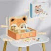 CUCINA GIOCATTOLO PER BAMBINI 3-5 ANNI CON FORNELLO E 12 ACCESSORI IN LEGNO, MULTICOLORE