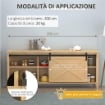 KIT PER PORTA SCORREVOLE IN LEGNO CON BINARIO 200CM E PORTATA 20KG, NERO