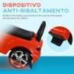 MACCHINA CAVALCABILE A SPINTA PER BAMBINI 18-36 MESI CON LICENZA BENTLEY BENTAYGA, CLACSON E MUSICA, ROSSO