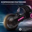 MOTO ELETTRICA PER BAMBINI CON ACCELERATORE MANUALE, 2 VELOCITÀ 8-16KM/H, ETÀ 8-12 ANNI, ROSA