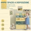 PICCOLA LIBRERIA PER BAMBINI CON RIPIANI E CASSETTO IN MDF, 60X29.9X90CM, VERDE