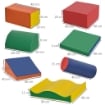 SET 7 BLOCCHI DI COSTRUZIONI MORBIDE PER BAMBINI DA 1-3 ANNI PER CASA E SCUOLA, MULTICOLORE