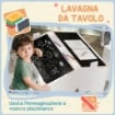 SET CON 2 SEDIE PER BAMBINI E TAVOLINO CON LAVAGNA PER CAMERETTA E ASILO, ETÀ 3-8 ANNI, BIANCO