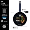 MA MAISON MR CHEF PREMIUM PADELLA CM.30 ANTIADERENTE IN ALLUMINIO CUCINA TRADIZIONALE E INDUZIONE 