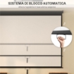 TELO PROIETTORE 120" REGOLABILE CON MONTAGGIO A SOFFITTO E PARETE, FORMATO 4:3, 244X183CM, BIANCO E NERO