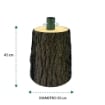 BASE PER ALBERO DI NATALE TRONCO REALISTICO DIAMETRO CM.35X45H PER ALBERI DA 210/240 CM CON KIT DI FISSAGGIO