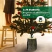 BASE PER ALBERO DI NATALE TRONCO REALISTICO DIAMETRO CM.35X45H PER ALBERI DA 210/240 CM CON KIT DI FISSAGGIO