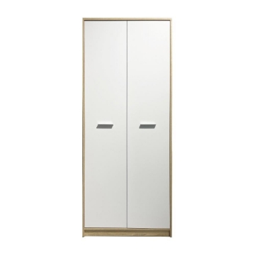 NEPO ARMADIO 2 ANTE CON 1 RIPIANO COLORE ROVERE SONOMA BIANCO L 80 X P 54 X H 196,5 CM