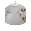 LAMPADARIO MUFI PER CAMERETTA IN VETRO BIANCO CON DISEGNI DISNEY MDL4164 