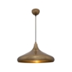 LAMPADA A SOSPENSIONE NAVADA IN METALLO COLOR BRONZO INTERNO COLOR ORO 90H CM