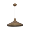 LAMPADA A SOSPENSIONE NAVADA IN METALLO COLOR BRONZO INTERNO COLOR ORO 90H CM