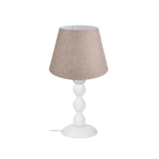 Lampada da tavolo LAGUNAH272634 con paralume beige e base bi