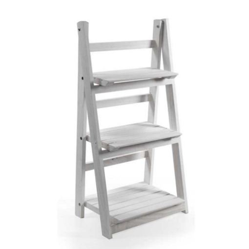 SCAFFALE PORTA ASCIUGAMANI DA BAGNO CON 3 RIPIANI 41 X 35 X 72 CM BIANCO USATO COME NUOVO