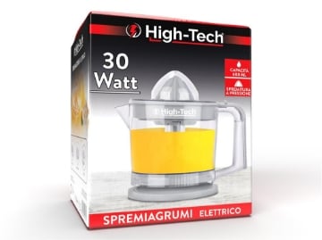 HIGH-TECH SPREMIAGRUMI ELETTRICO DA 30WATT CAPIENZA 600 ML IN COLORE GRIGIO