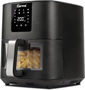 GIRMI "ECOFRIT 9L" FRIGGITRICE AD ARIA 1700 W 9 LT XXL 8 PROGRAMMI DISPLAY DIGITALE BPA/PFOA SAFE LUCE INTERNA TIMER FG79 