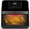 GIRMI FRIGGITRICE AD ARIA "ECOFRIT 6,5L" 8 PROGRAMMI 1700 WLUCE INTERNA VASSOIO ANTIADERENTE FG85 DISPLAY DIGITALE