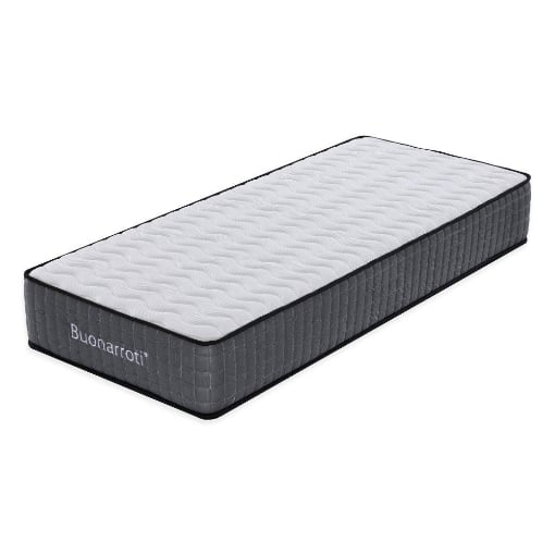 MATERASSO SINGOLO BALTO 80X190 CM IN MEMORY FOAM MOLLE INSACCHETTARE H 25 CM  - 80X190 CM.