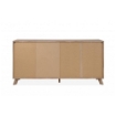 MOBILE DA INGRESSO MADIA WELLINGTON 3 ANTE E 4 CASSETTI 2 RIPIANI COLORE ROVERE STILE SCANDINAVO 