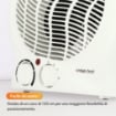 HIGH-TECH TERMOVENTILATORE 1000-2000 W 2 LIVELLI DI POTENZA E SPEGNIMENTO AUTOMATICO 