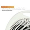 HIGH-TECH TERMOVENTILATORE 1000-2000 W 2 LIVELLI DI POTENZA E SPEGNIMENTO AUTOMATICO 