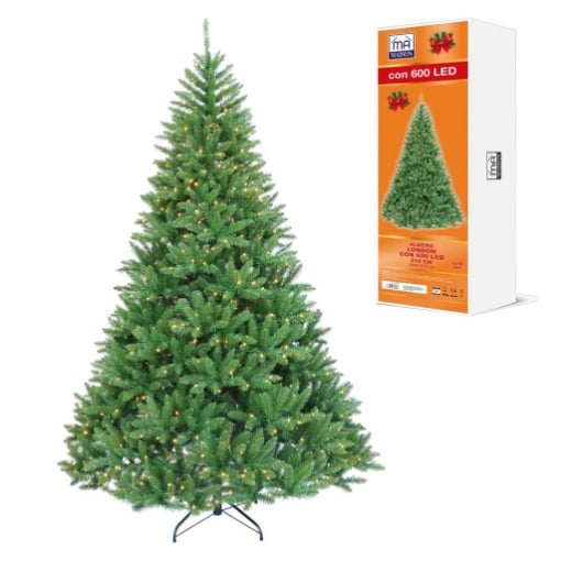 MA MAISON ALBERO LONDON DA 210 CM CON 600 LUCI LED COLORE VERDE OKXN