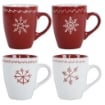 MAURY'S TAZZA MUG NATALIZIA WINTER 200 CC CON FANTASIA FIOCCO DI NEVE COLORI ASSORTITI OKXN