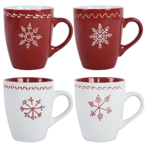 MAURY'S TAZZA MUG NATALIZIA WINTER 200 CC CON FANTASIA FIOCCO DI NEVE COLORI ASSORTITI OKXN