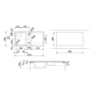SMEG LAVELLO SEMIFILO ACCIAIO INOX 100X50 CM 1 + 1/2 CON GOCCIOLATOIO DESTRO