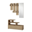 MOBILE DA INGRESSO VESTY ROVERE OAK CON SCARPIERA E SPECCHIO