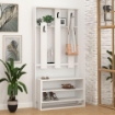 MOBILE DA INGRESSO CHESTER BIANCO 90X36X180