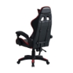 POLTRONA GAMING MEK ROSSA E NERA INCLINAZIONE 150° SEDUTA REGOLABILE MECCANISMO MULTIFUNZIONE PESO MAX 90 KG 