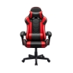 POLTRONA GAMING ROSSA E NERA INCLINAZIONE 160° SEDUTA REGOLABILE MECCANISMO MULTIFUNZIONE PESO MAX 90 KG 