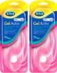 SCHOLL SOLETTE 2 CONFEZIONI DA 1 PAIO GEL ACTIV DONNA PER TACCHI MEDI AZIONE AMMORTIZZANTE E ANTISCIVOLO 