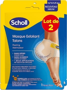 SCHOLL EXPERTCARE PEELING ESFOLIANTE MASCHERA PIEDI MORBIDI FINO A 4 SETTIMANE RIMUOVI LA PELLE SECCA 2 CONFEZIONI DA 1 PAIO