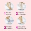 SCHOLL KIT 2 MASCHERE PIEDI CALZINI IDRATANTI 1 PEDICURE PEDIMASK 0% + 1 OLIO DI MACADAMIA