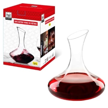 MA MAISON DECANTER PER IL VINO IN VETRO 1,6 LT FORMA DESIGN OKXL