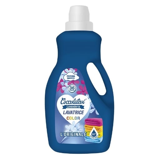 COCCOLATEVI LIQUIDO PER LAVATRICE IN FORMATO DA 1800ML ORIGINALE CAPI COLORATI OKX