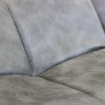 POLTRONA WINONA IN ECOPELLE CON STRUTTURA IN METALLO 59 X 51 X 82 CM GRIGIO OKX