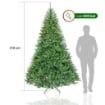 MA MAISON ALBERO LONDON DA 210 CM CON 600 LUCI LED COLORE VERDE 