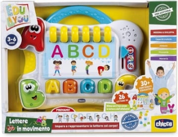 CHICCO TOY THE BODY ALPHABET GIOCO EDUCATIVO LETTERE IN MOVIMENTO